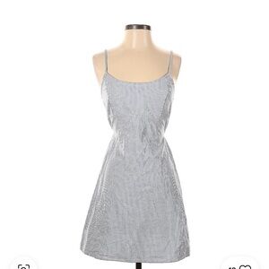 Striped Spaghetti Strap Dress